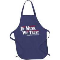 In Musk We Trust Musk For President 2024 Apron