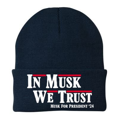 In Musk We Trust Musk For President 2024 Beanie