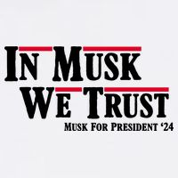 In Musk We Trust Musk For President 2024 Garment-Dyed Sweatshirt
