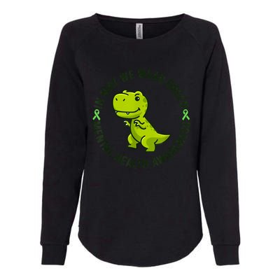 In May We Wear Green For Mental Health Awareness Month Womens California Wash Sweatshirt