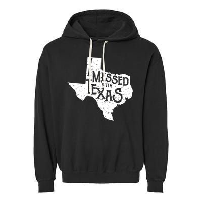 I Messed With Texas Dont Mess With This Texan Garment-Dyed Fleece Hoodie