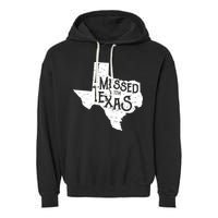 I Messed With Texas Dont Mess With This Texan Garment-Dyed Fleece Hoodie