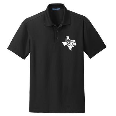 I Messed With Texas Dont Mess With This Texan Dry Zone Grid Polo