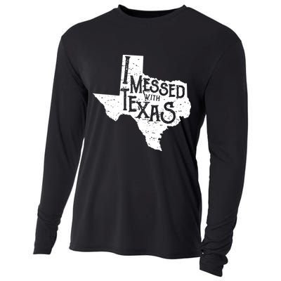 I Messed With Texas Dont Mess With This Texan Cooling Performance Long Sleeve Crew