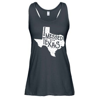 I Messed With Texas Dont Mess With This Texan Ladies Essential Flowy Tank