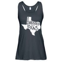 I Messed With Texas Dont Mess With This Texan Ladies Essential Flowy Tank