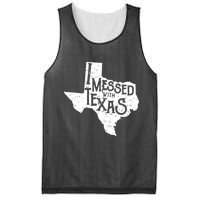 I Messed With Texas Dont Mess With This Texan Mesh Reversible Basketball Jersey Tank