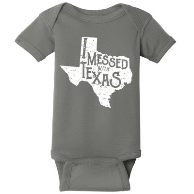 I Messed With Texas Dont Mess With This Texan Baby Bodysuit