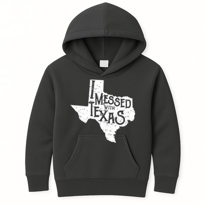 I Messed With Texas Dont Mess With This Texan Kids Hoodie
