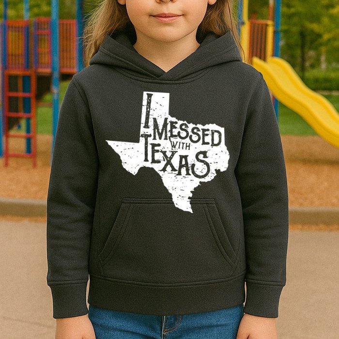 I Messed With Texas Dont Mess With This Texan Kids Hoodie