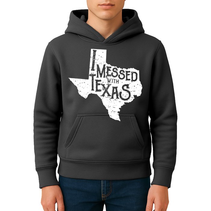 I Messed With Texas Dont Mess With This Texan Kids Hoodie