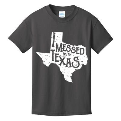 I Messed With Texas Dont Mess With This Texan Kids T-Shirt