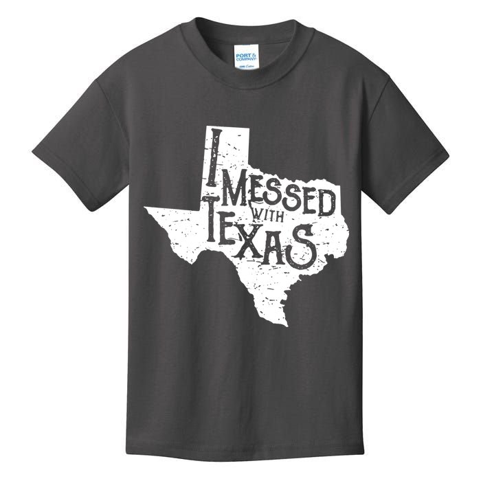 I Messed With Texas Dont Mess With This Texan Kids T-Shirt