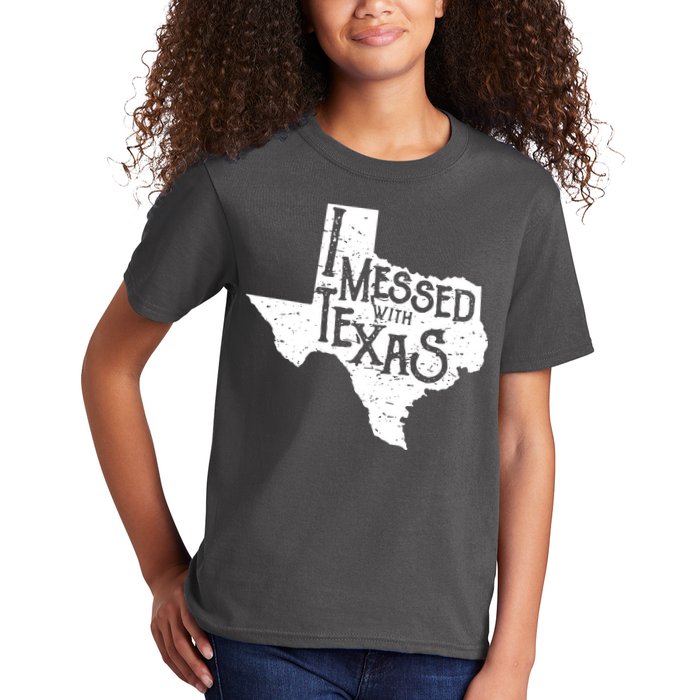 I Messed With Texas Dont Mess With This Texan Kids T-Shirt