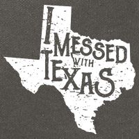 I Messed With Texas Dont Mess With This Texan Cotton Canvas Backpack