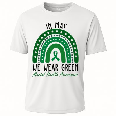 In May We Wear Green For Mental Health Awareness Performance Shirt