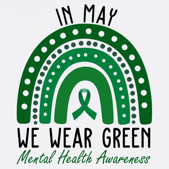 In May We Wear Green For Mental Health Awareness Hoodie