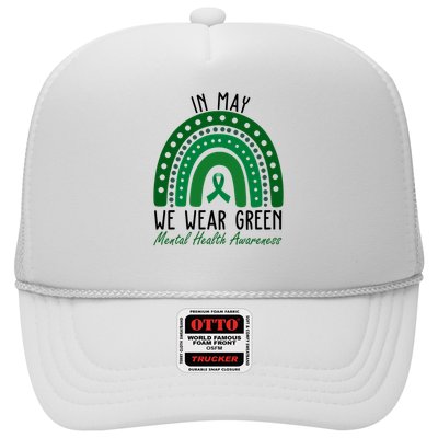 In May We Wear Green For Mental Health Awareness Trucker Hat