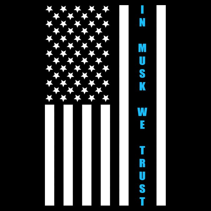 In Musk We Trust USA United States Flag Elon Funny Wool Snapback Cap