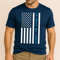 In Musk We Trust USA United States Flag Elon Funny Cooling Performance Crew T-Shirt