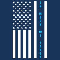 In Musk We Trust USA United States Flag Elon Funny Cooling Performance Crew T-Shirt