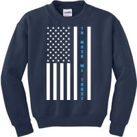 In Musk We Trust USA United States Flag Elon Funny Kids Sweatshirt