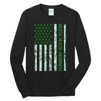 In May We Wear Green Mental Health Awareness Month Tall Long Sleeve T-Shirt