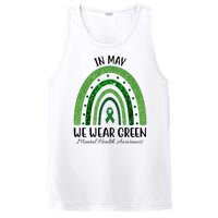 In May We Wear Green Mental Health Awareness Rainbow PosiCharge Competitor Tank