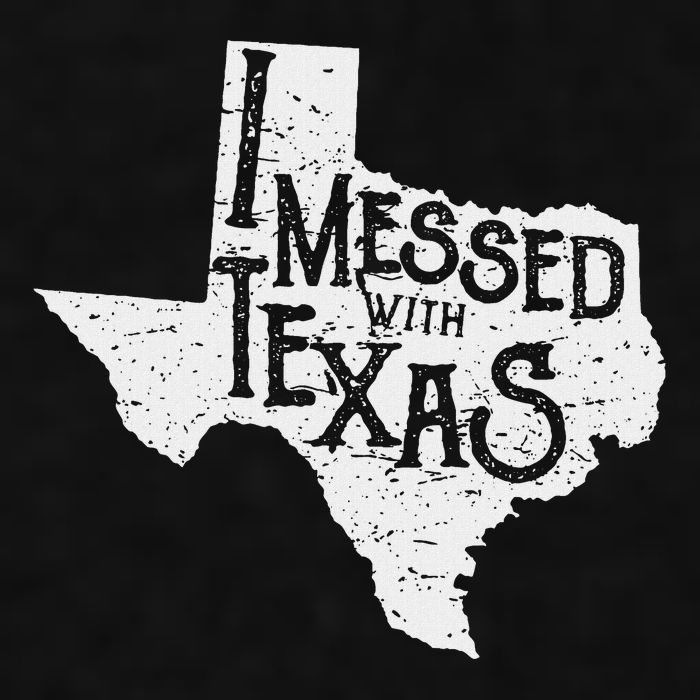 I Messed With Texas DonT Mess With This Texan Funny Texas Ladies PosiCharge Tri-Blend Wicking Tank