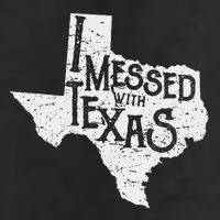 I Messed With Texas DonT Mess With This Texan Funny Texas Garment-Dyed Fleece Hoodie