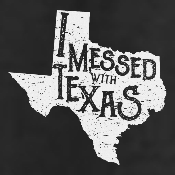 I Messed With Texas DonT Mess With This Texan Funny Texas Garment-Dyed Fleece Hoodie