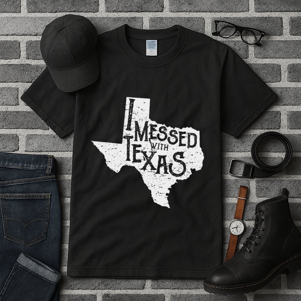 I Messed With Texas DonT Mess With This Texan Funny Texas Tall T-Shirt