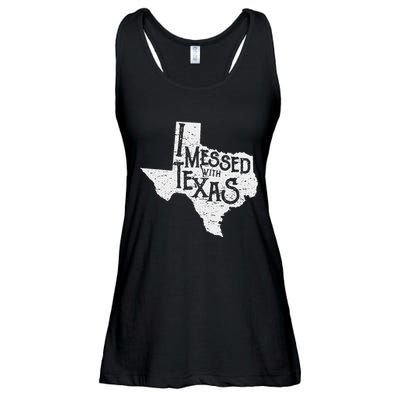I Messed With Texas DonT Mess With This Texan Funny Texas Ladies Essential Flowy Tank