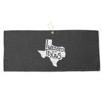 I Messed With Texas DonT Mess With This Texan Funny Texas Large Microfiber Waffle Golf Towel