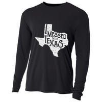 I Messed With Texas DonT Mess With This Texan Funny Texas Cooling Performance Long Sleeve Crew