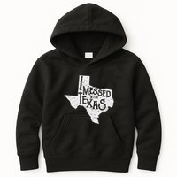 I Messed With Texas DonT Mess With This Texan Funny Texas Kids Hoodie