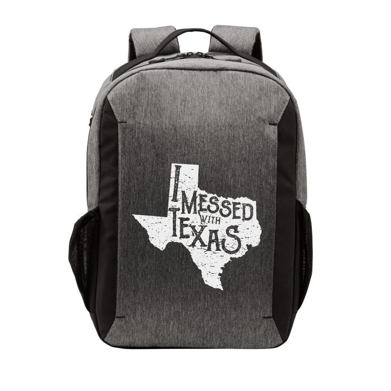 I Messed With Texas DonT Mess With This Texan Funny Texas Vector Backpack