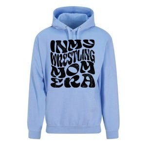 In My Wrestling Mom Era Funny Wrestling Mom Gift Unisex Surf Hoodie