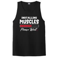 Installing Muscles Weightlifting Funny Fitness Motivation PosiCharge Competitor Tank