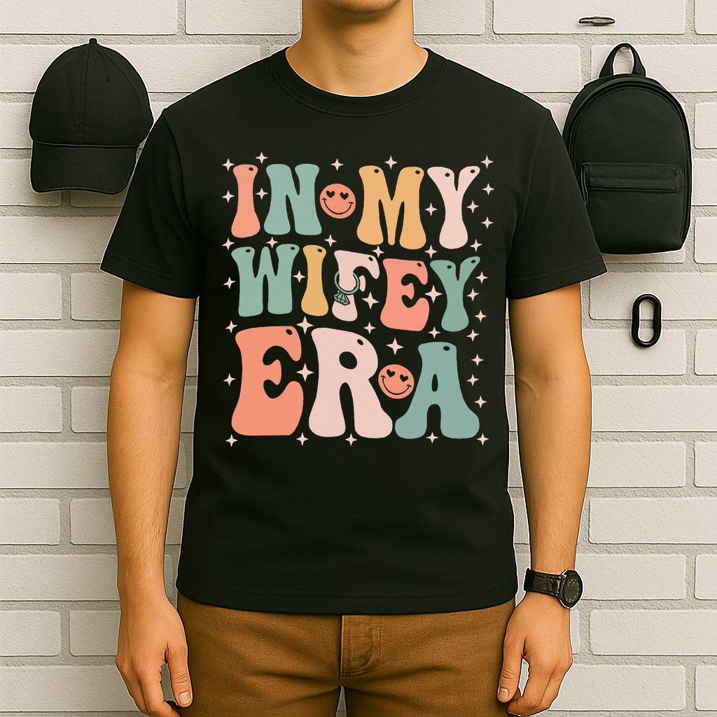 In My Wifey Era In My Engagement Era Bride To Be Fiance T-Shirt
