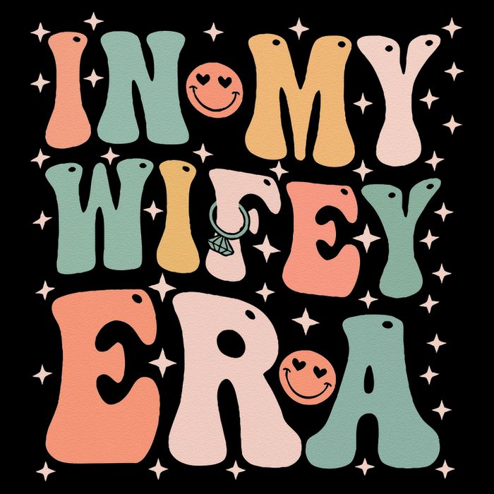 In My Wifey Era In My Engagement Era Bride To Be Fiance T-Shirt