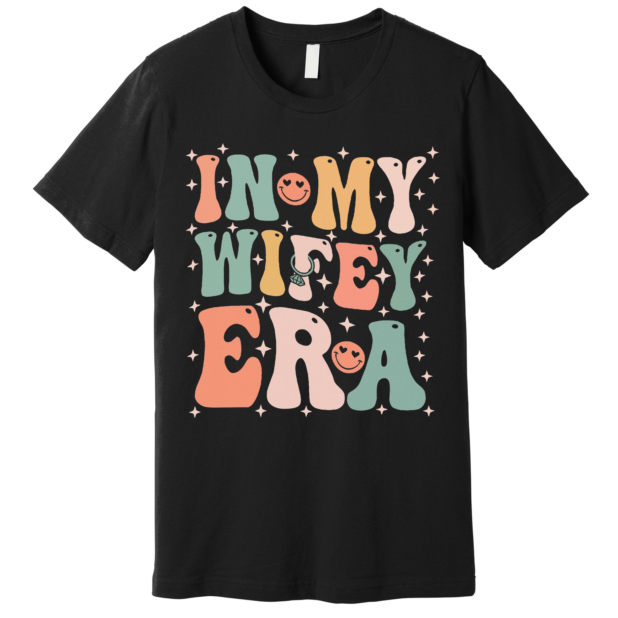 In My Wifey Era In My Engagement Era Bride To Be Fiance Premium T-Shirt