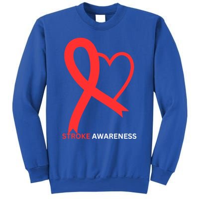 In May We Wear Red Stroke Awareness Month 2024 Gift Sweatshirt