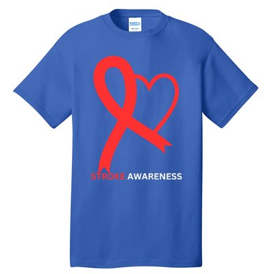 In May We Wear Red Stroke Awareness Month 2024 Gift Tall T-Shirt