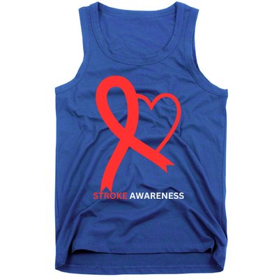 In May We Wear Red Stroke Awareness Month 2024 Gift Tank Top