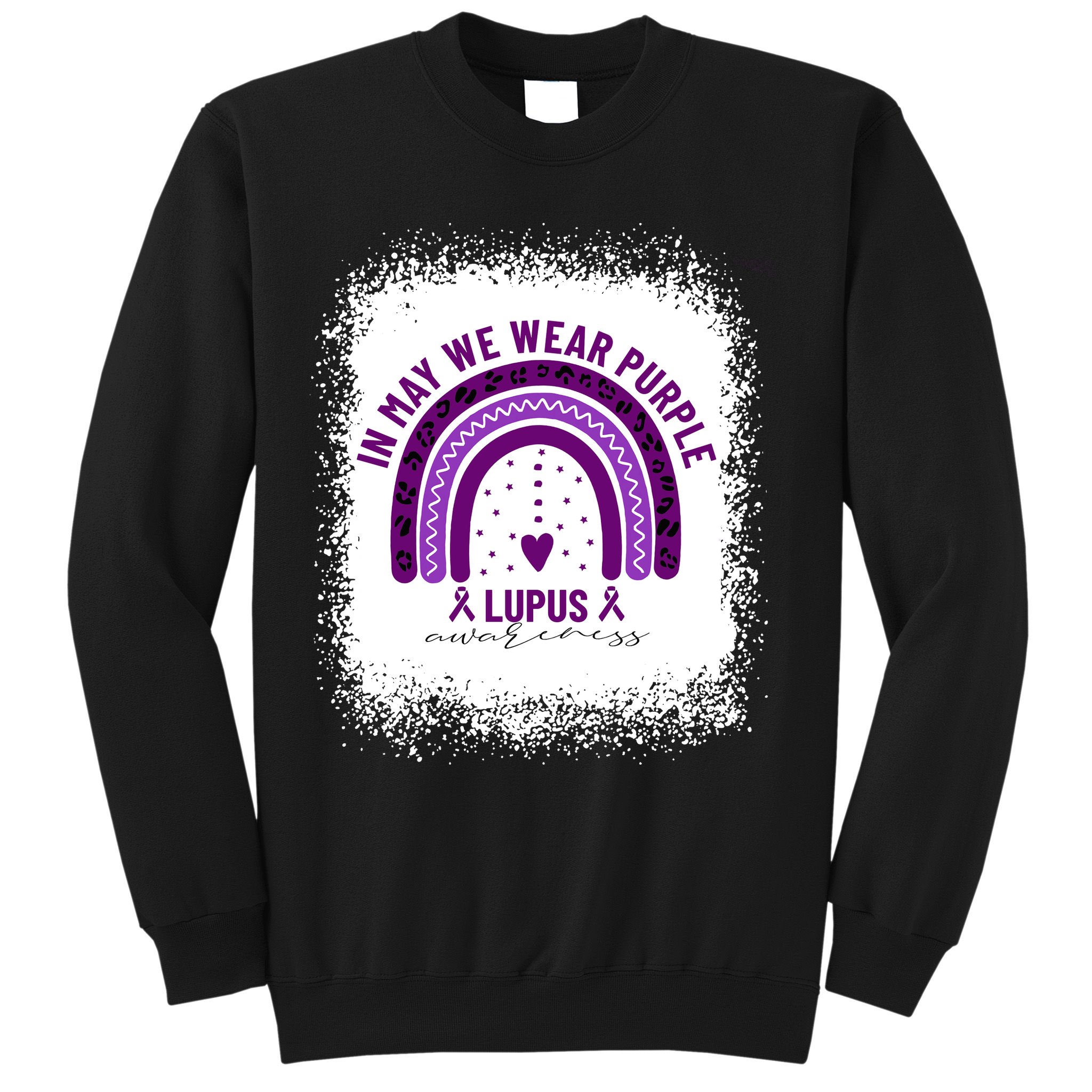 I May We Wear Purple Lupus Awareness Sweatshirt