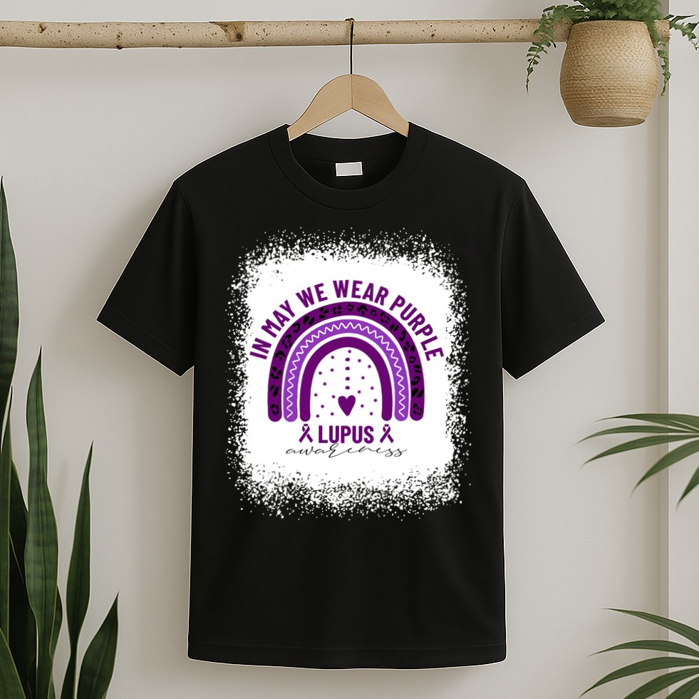 I May We Wear Purple Lupus Awareness T-Shirt