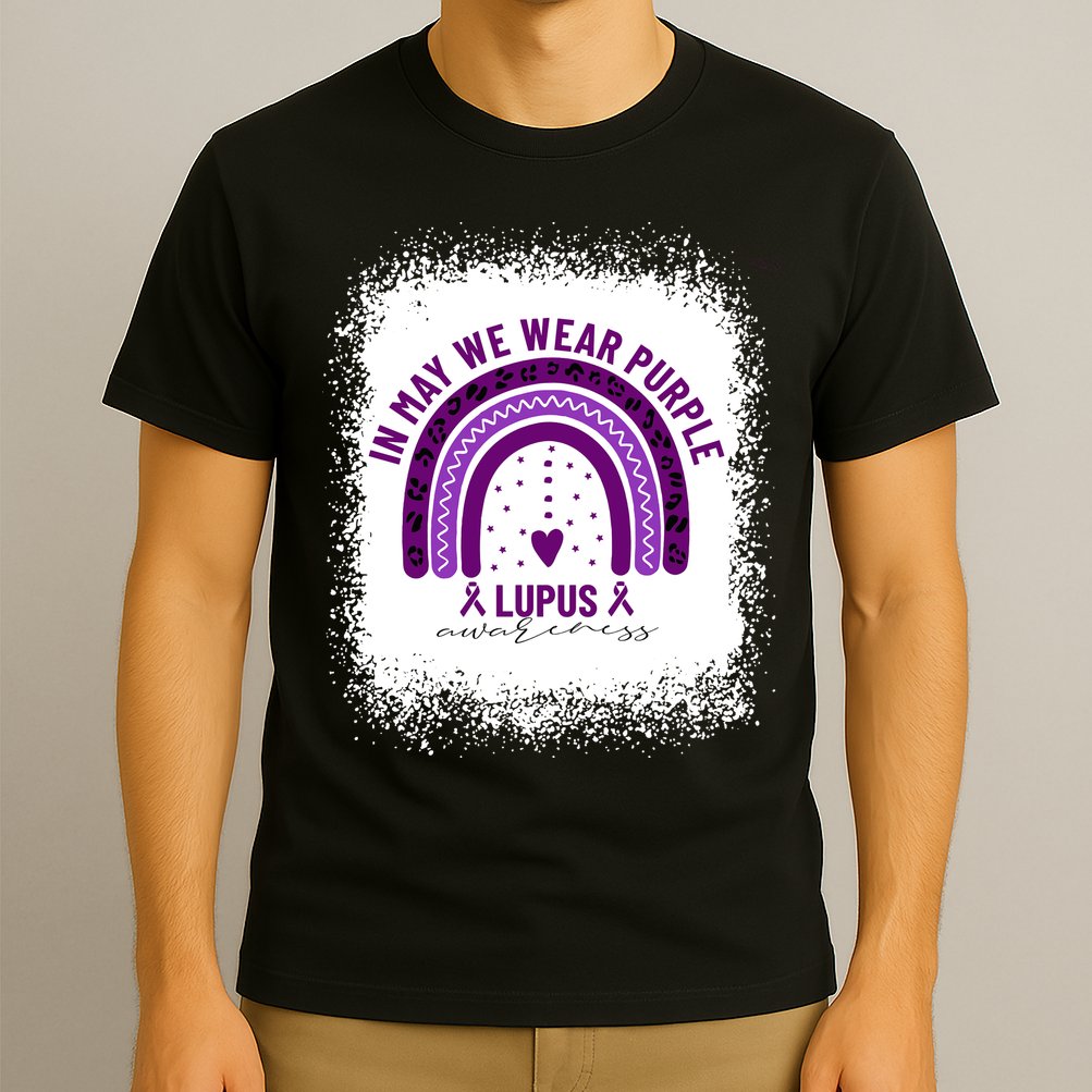 I May We Wear Purple Lupus Awareness T-Shirt