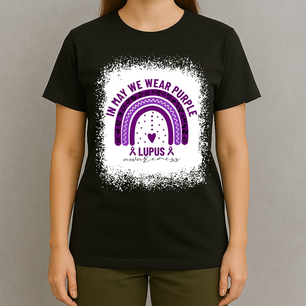 I May We Wear Purple Lupus Awareness T-Shirt