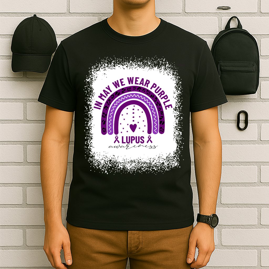 I May We Wear Purple Lupus Awareness T-Shirt